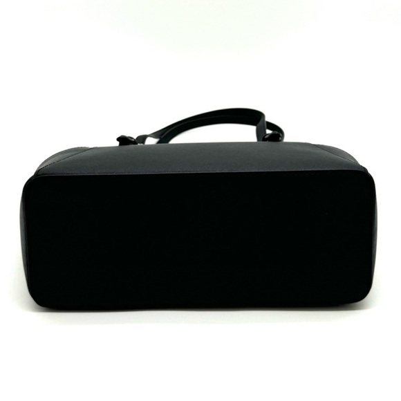 Michael Kors Large Charlotte TZ Tote Bag Black/Gold - Picture 6 of 11